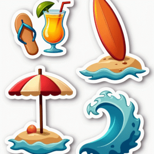 Travel & Exploration - Sticker Sheet v11